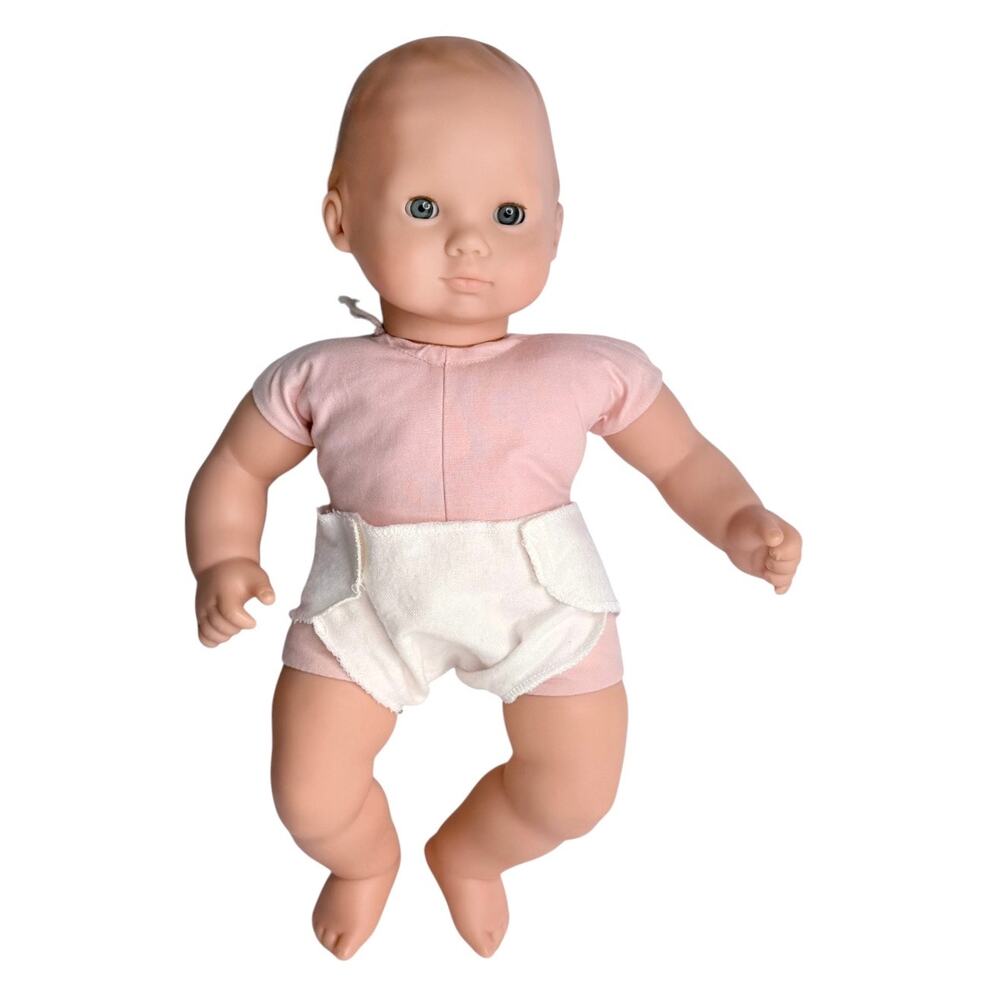 American Girl Bitty Baby Doll 90s Pleasant Company Diaper Blonde 15"